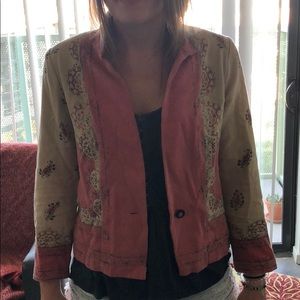LUCKY BRAND single Button light jacket / blouse